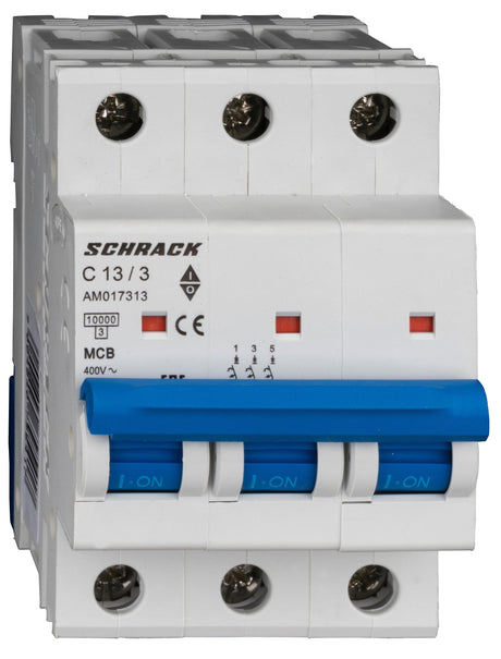 Leitungsschutzschalter AMPARO 10kA, C 13A, 3-polig
