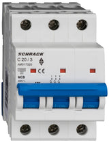 Leitungsschutzschalter AMPARO 10kA, C 20A, 3-polig