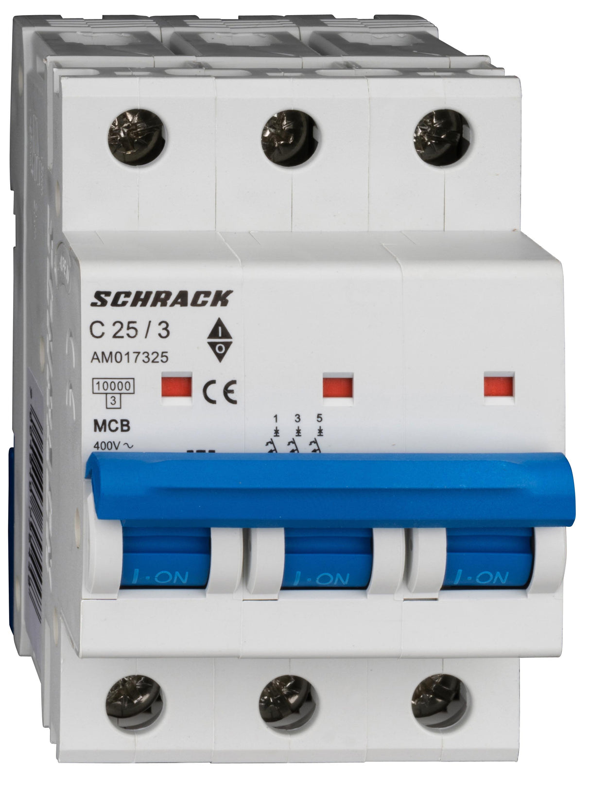 Leitungsschutzschalter AMPARO 10kA, C 25A, 3-polig