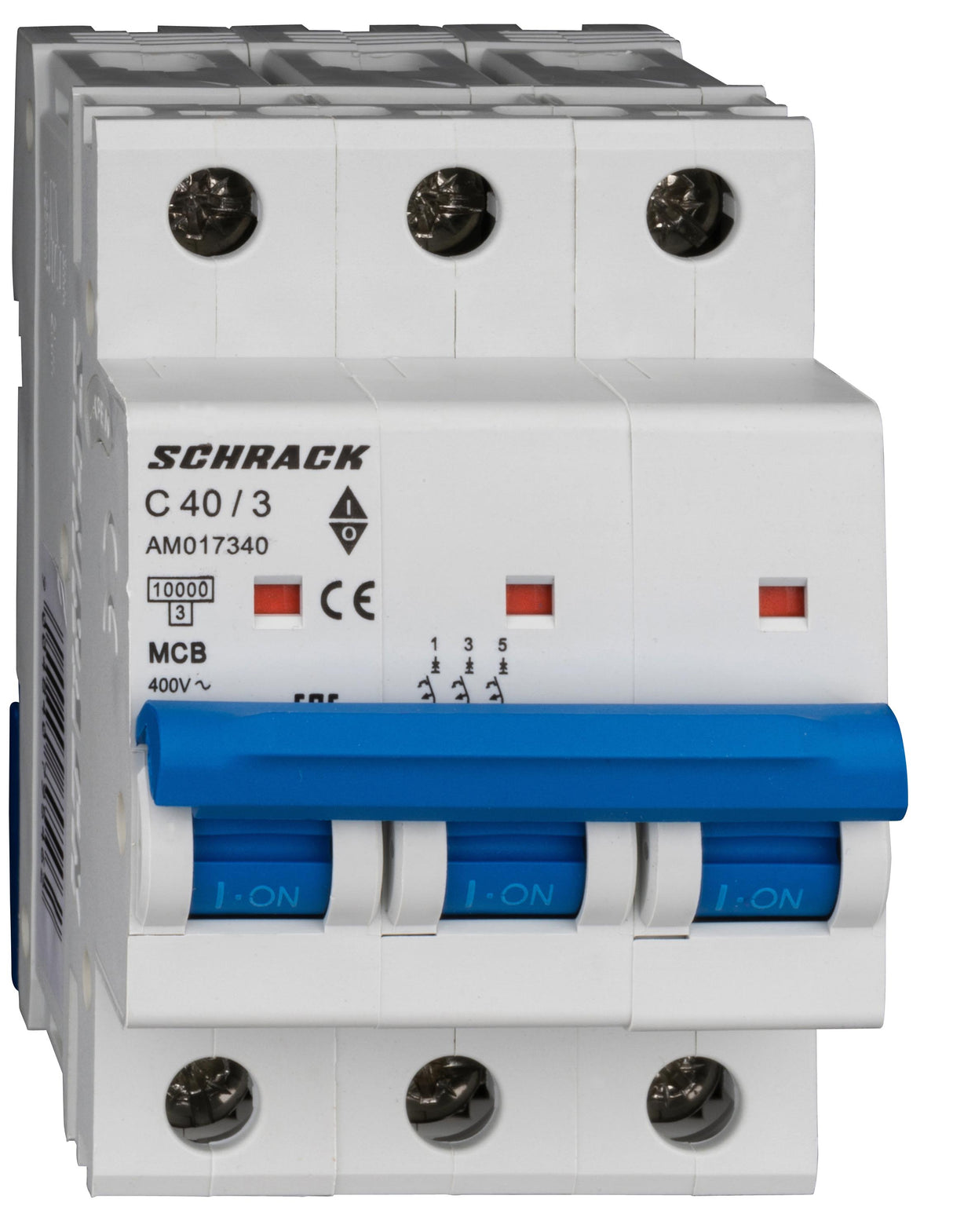 Leitungsschutzschalter AMPARO 10kA, C 40A, 3-polig