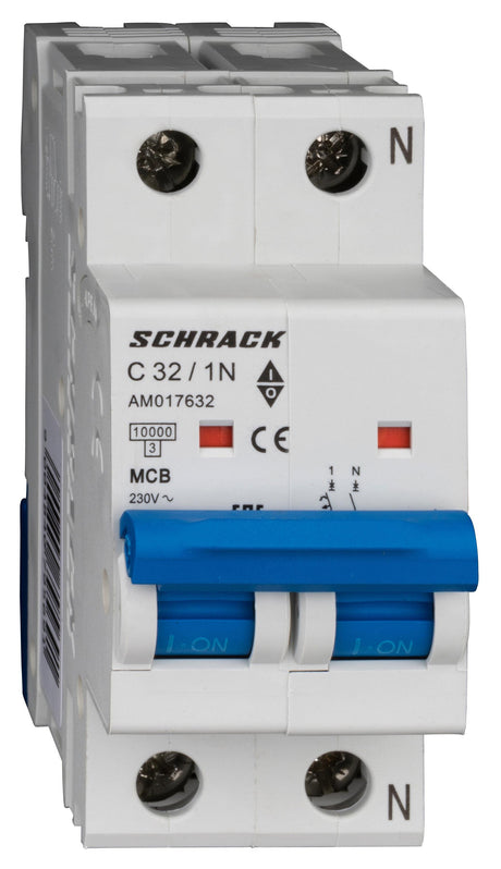 Leitungsschutzschalter AMPARO 10kA, C 32A, 1+N