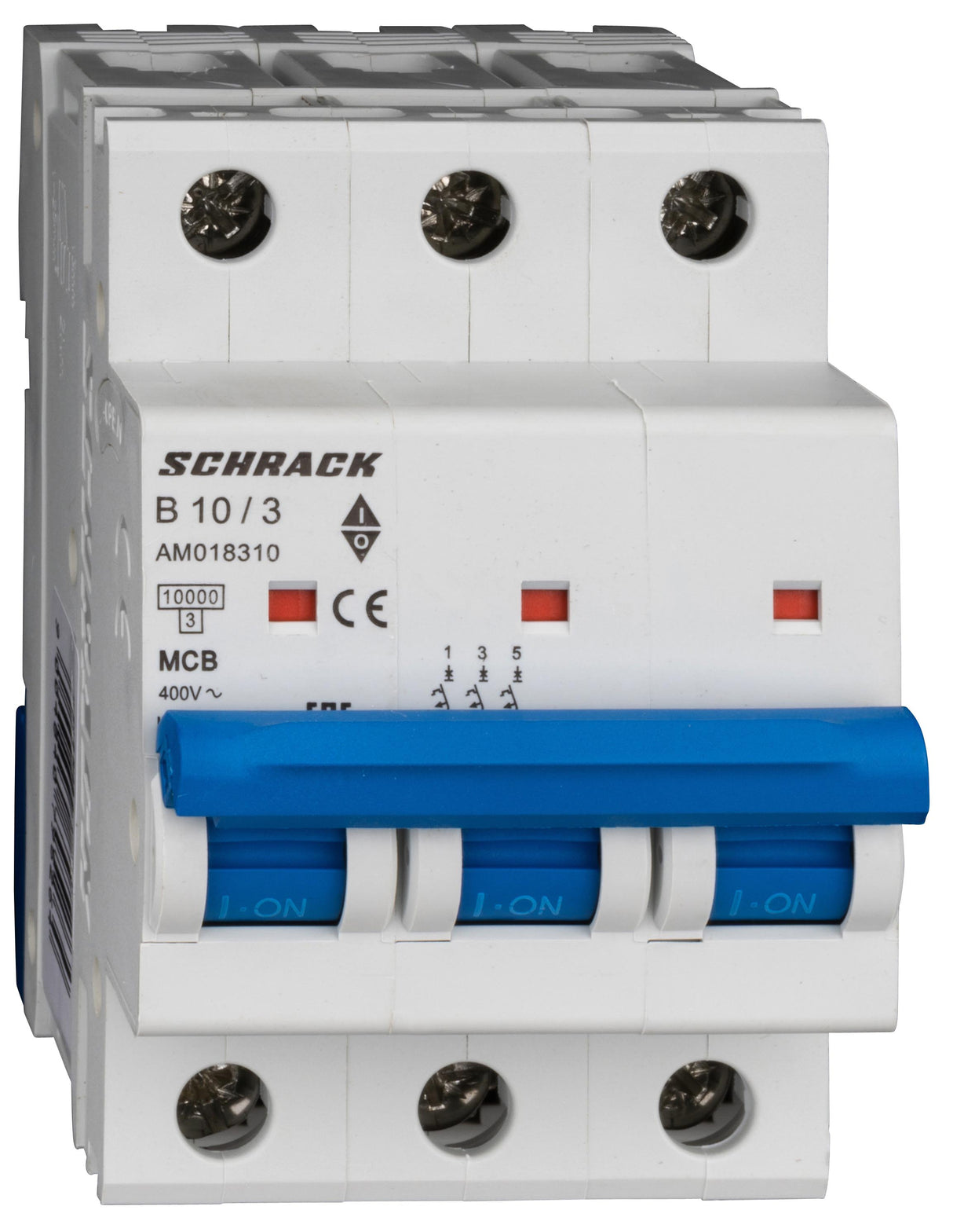 Leitungsschutzschalter AMPARO 10kA, B 10A, 3-polig