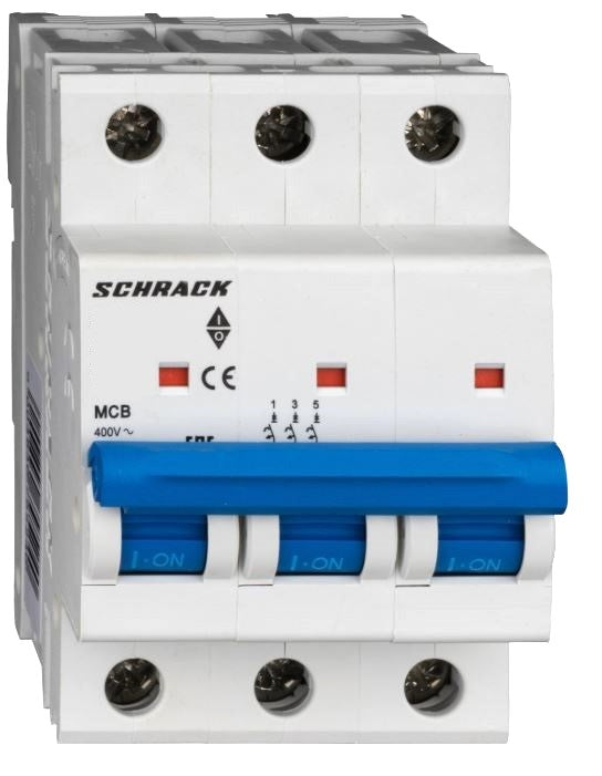 Leitungsschutzschalter AMPARO 5kA, B 50A, 3-polig, UL1077