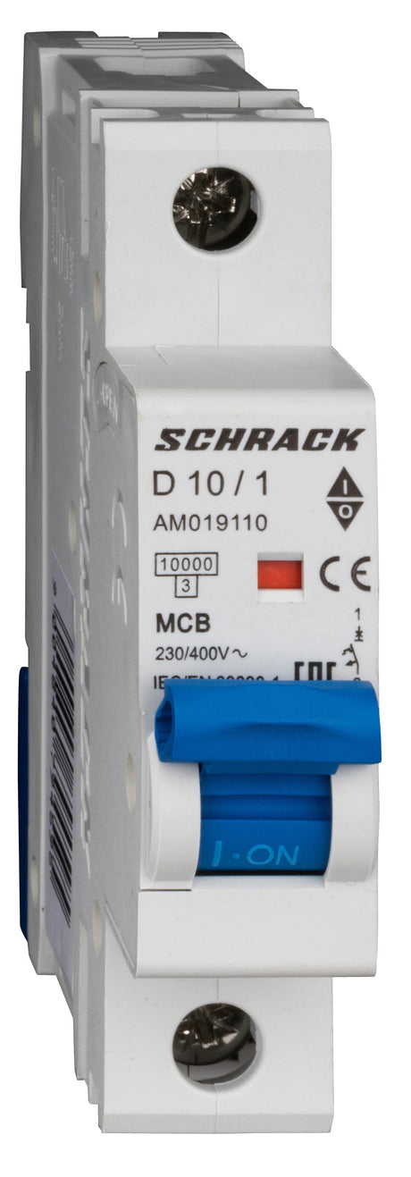 Leitungsschutzschalter AMPARO 10kA, D 10A, 1-polig