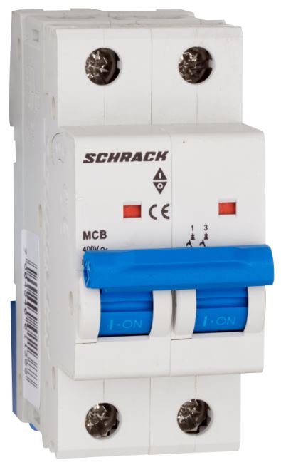 Leitungsschutzschalter AMPARO 5kA, D 1A, 2-polig, UL1077