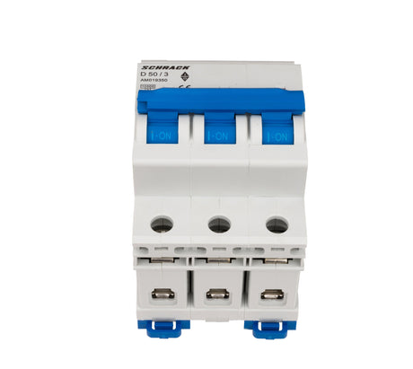 Leitungsschutzschalter AMPARO 10kA, D 50A, 3-polig