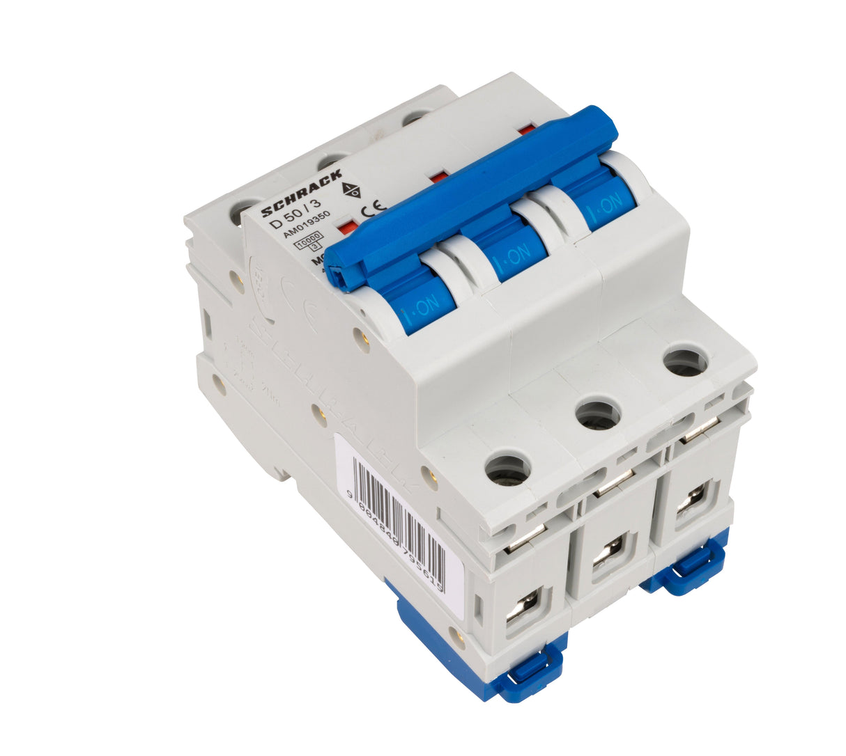 Leitungsschutzschalter AMPARO 10kA, D 50A, 3-polig