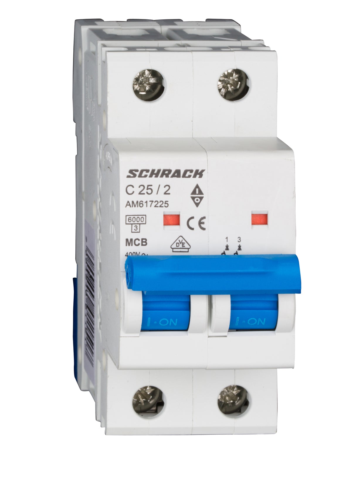 Leitungsschutzschalter AMPARO 6kA, C 25A, 2-polig