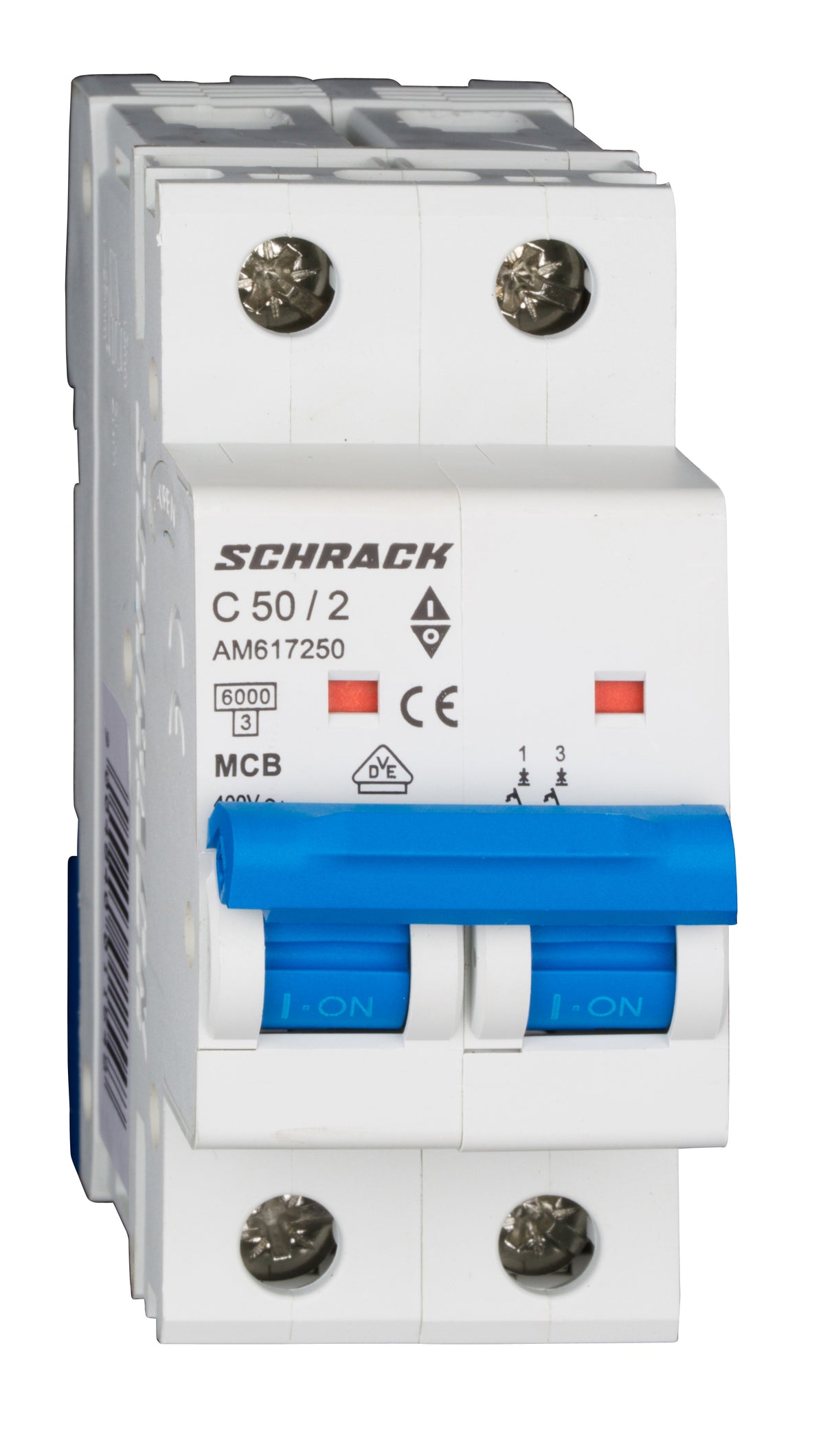 Leitungsschutzschalter AMPARO 6kA, C 50A, 2-polig