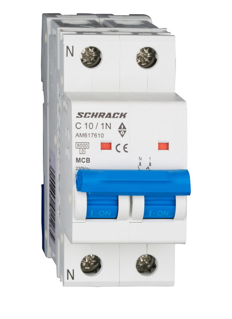 Foto: Leitungsschutzschalter AMPARO 6kA, C 10A, 1+N