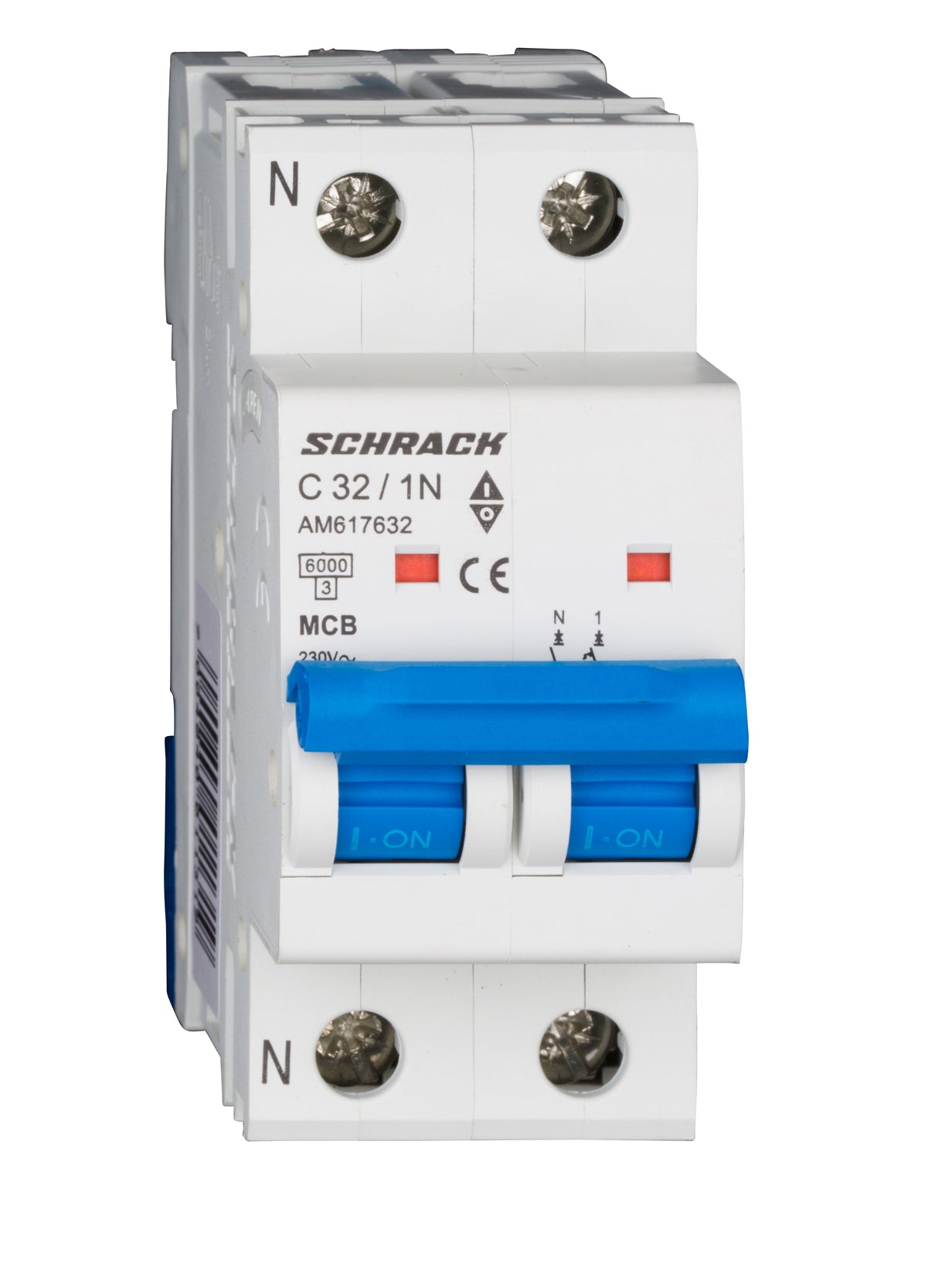 Leitungsschutzschalter AMPARO 6kA, C 32A, 1+N