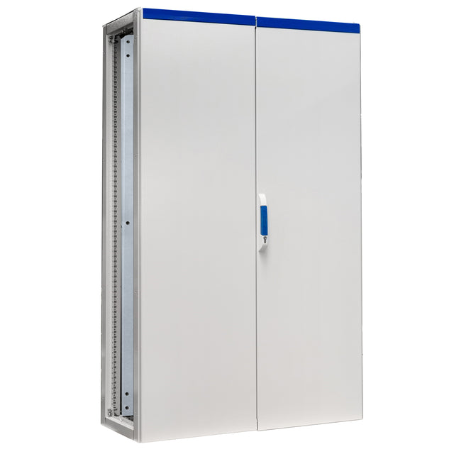 Anreihschrank 2-Tür IP54 H=2000 B=1200 T=600mm Stahlblech