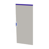 Stahlblechtüre für 1-Tür Schrank, H=2000 B=1000mm RAL7035
