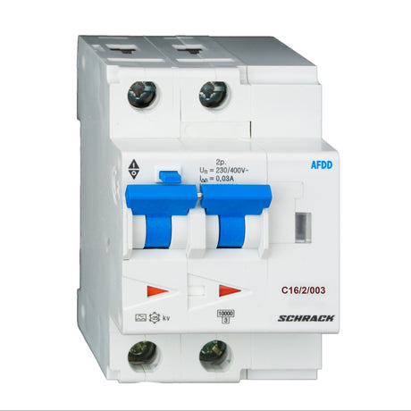 Foto: AFDD, Serie Lisa, C 16A, 2-polig, 30 mA, Typ A/kv, 10 kA