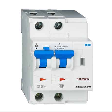 AFDD, Serie Lisa, C 16A, 2-polig, 30 mA, Typ A/kv, 10 kA
