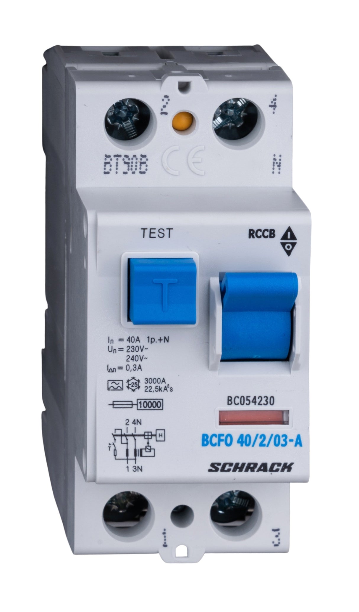 FI-Schalter, 40A, 2-polig, 300mA, Typ A (Puls)