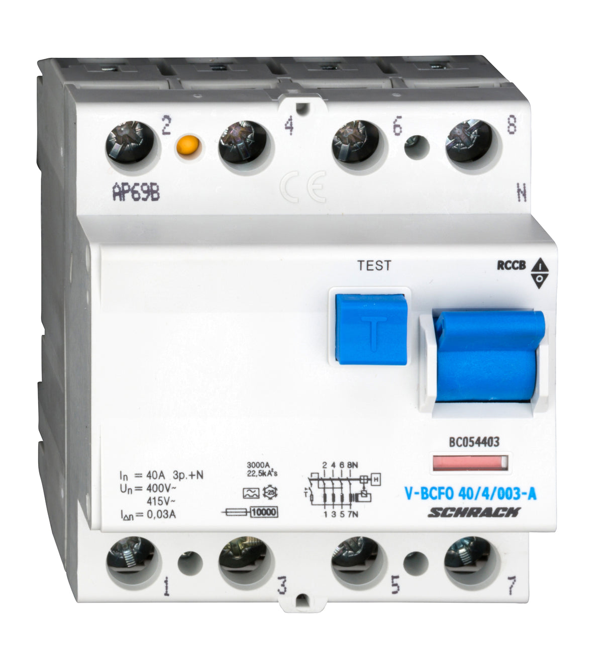 FI-Schalter, 40A, 4-polig, 30mA, vsf., Typ A (Puls)