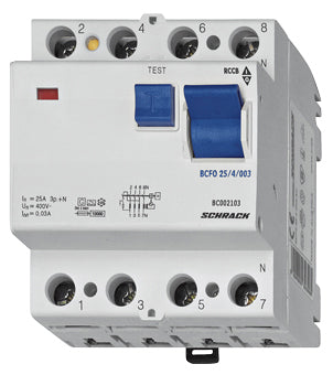 FI-Schalter 63A, 4-polig, 300mA, Typ A (Puls), 6kA