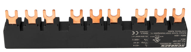 Verschienung für 3xBE5 45mm Gabel UL zertifiziert
