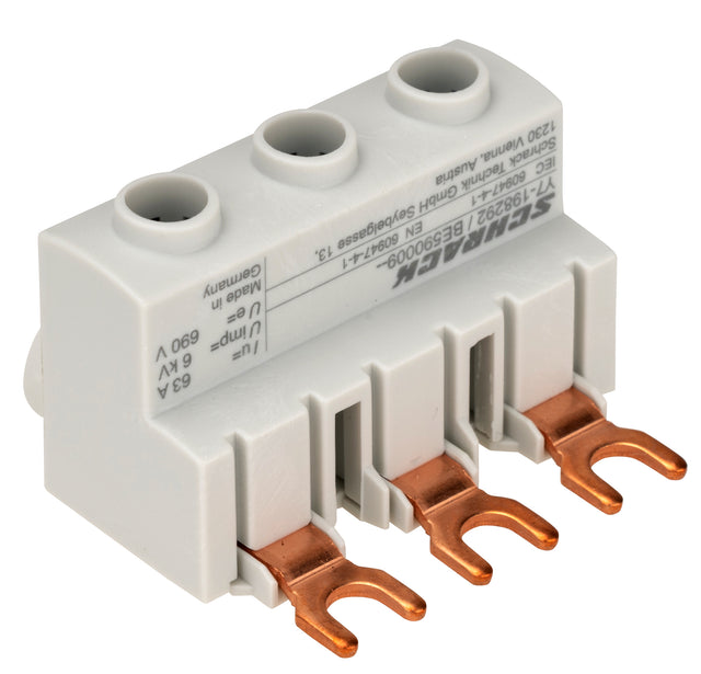 Einspeiseblock für BE5, 63A, 25mm², UL zertifiziert