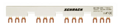 Verschienung für 4xBE5+Hilfskontakt 54mm Gabel 63A