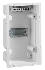 UP-Wohnungsverteiler 1-reihig, 4TE, IP40, transparente Tür
