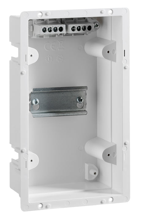 UP-Wohnungsverteiler 1-reihig, 4TE, IP40, transparente Tür