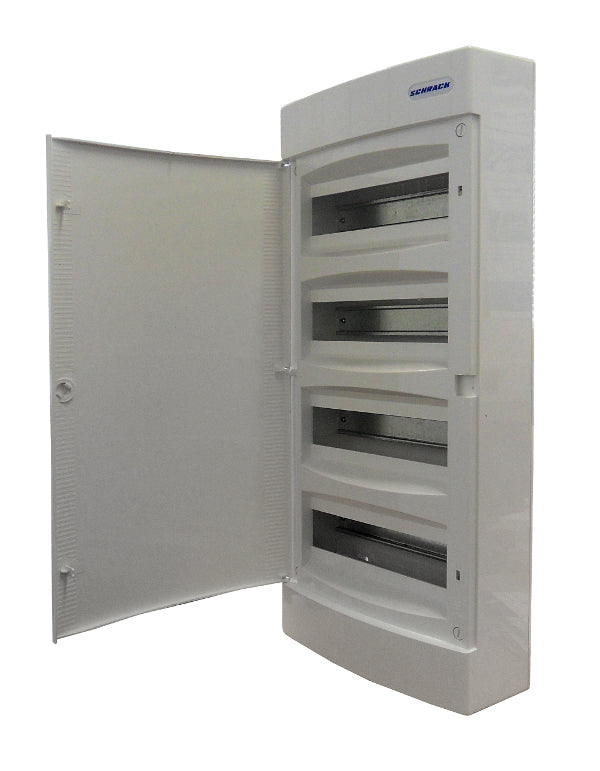 Foto: AP-Wohnungsverteiler 4-reihig, 48TE, IP40, weiße Tür