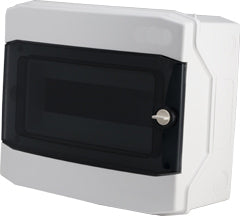 Foto: AP-Wohnungsverteiler 1-reihig, 12TE, IP65, transparente Tür