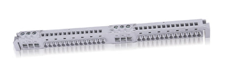 Foto: N/PE-Steckklemmenblock 1xN und 1xPE, je 14x4mm²