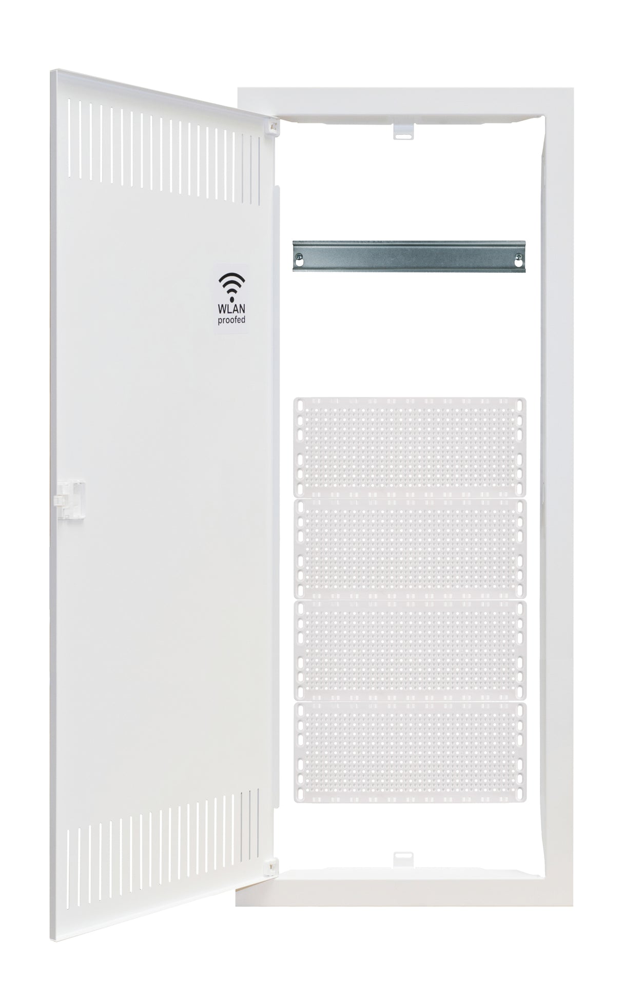 Foto: Rahmen, Tür, Einbauten für Mediaverteiler BK0857, 5-reihig