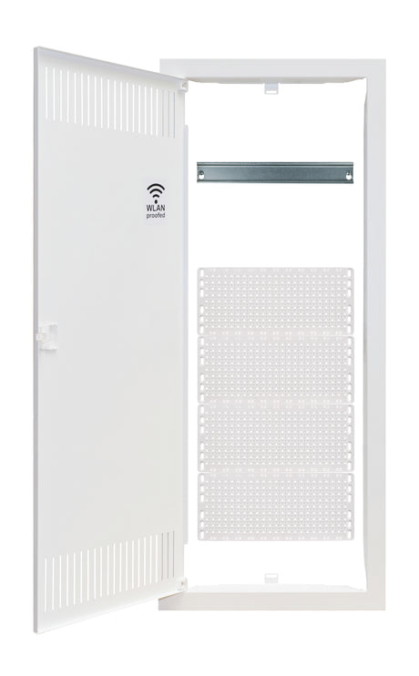 Foto: Rahmen, Tür, Einbauten für Mediaverteiler BK0857, 5-reihig