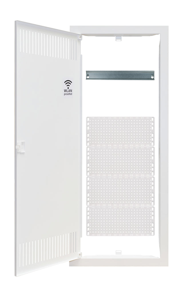 Foto: Rahmen, Tür, Einbauten für Mediaverteiler BK0857, 5-reihig