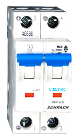 Foto: DC-Sicherungsautomat, Kennlinie C, 32A, 2-polig, 10kA