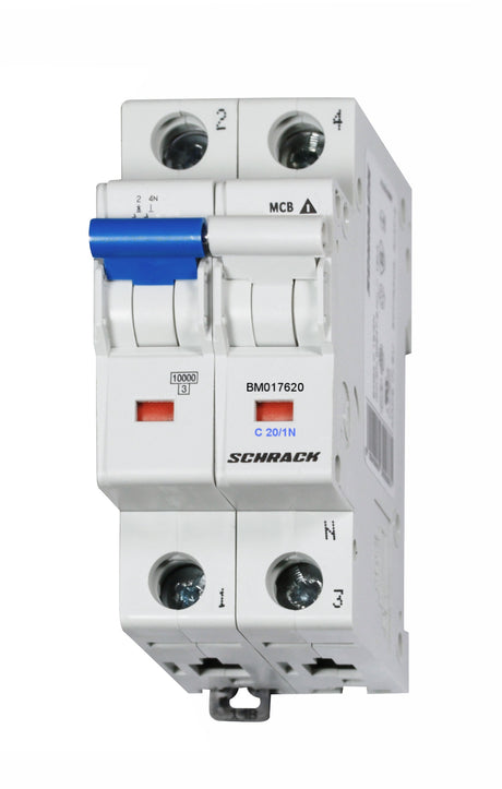 Sicherungsautomat, Kennlinie C, 20A, 1+N, 10kA