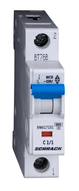 Sicherungsautomat, Kennlinie C, 1A, 1-polig, 6kA