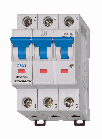 Sicherungsautomat, Kennlinie C, 50A, 3-polig, 6kA