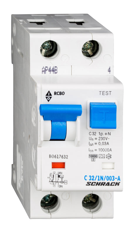 Foto: FI/LS-Schalter, Kennlinie C, 32A, 30mA, 1+N, Typ A