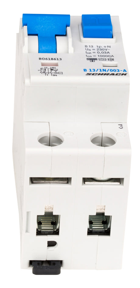 FI/LS-Schalter, Kennlinie B, 13A, 30mA, 1+N, Typ A