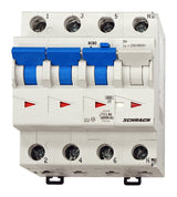 Foto: FI/LS-Schalter, Kennlinie D, 16A, 30mA, 3+N, Typ A, 6kA