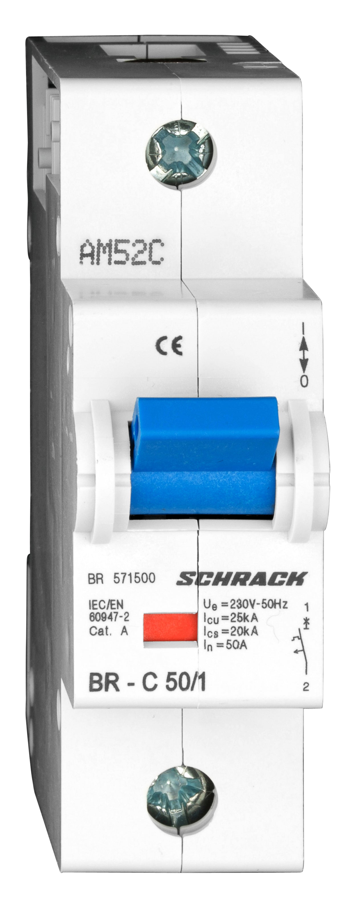 Hochstromsicherungsautomat, Kennlinie C 50A, 1-polig