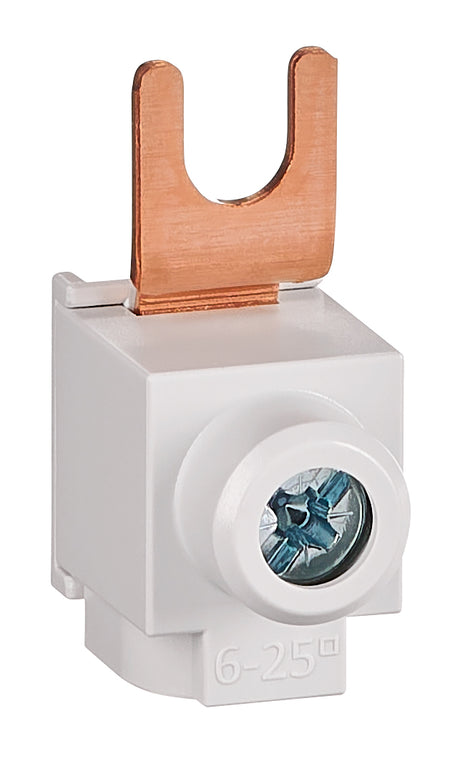 Anschlußklemme, Gabel, gerade, 6-25mm², kurz