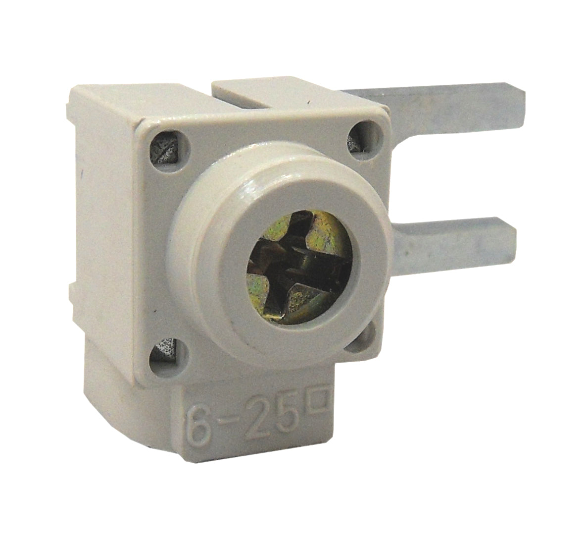 Foto: Anschlußklemme, Gabel, quer, 6-25mm², kurz