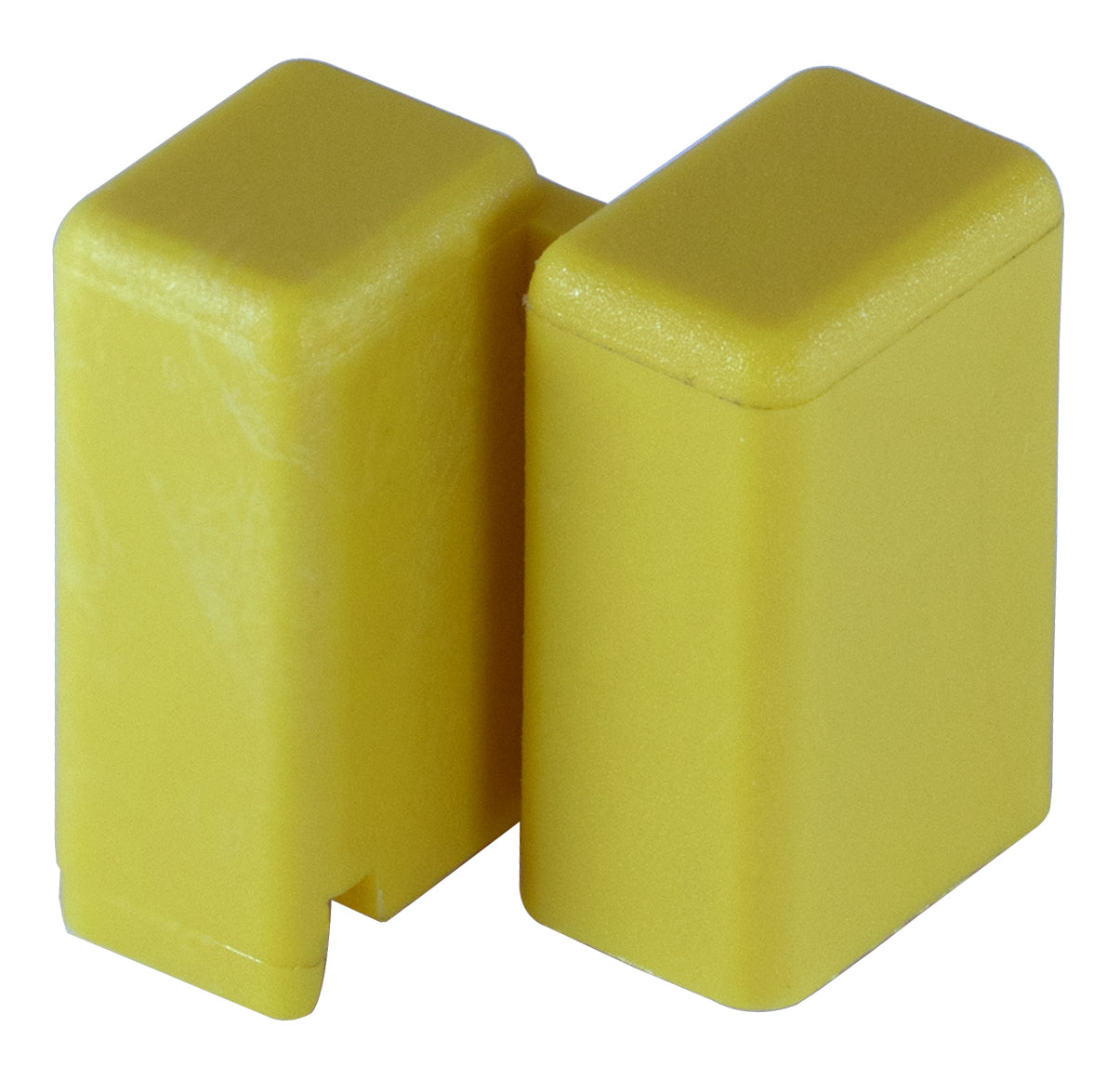 Foto: Berührungsschutz gelb für Stiftverschienung auf 1TE