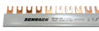 Foto: Gabel-Einzelverschienung U-4-L1+L3 16mm², 1m