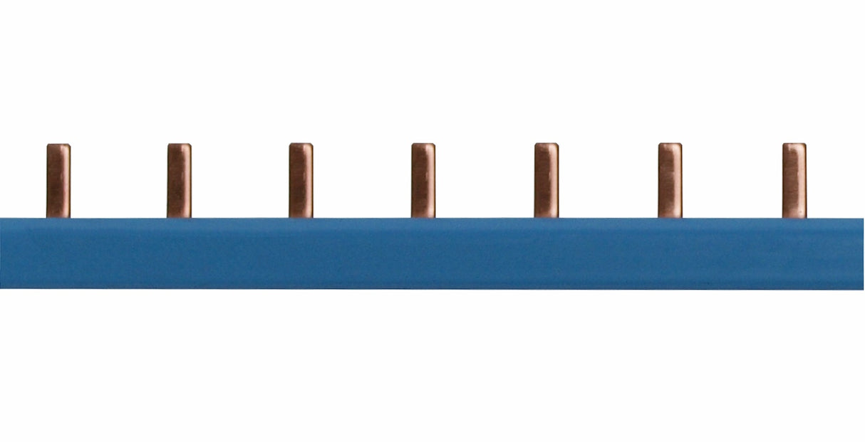Small Connect, Verschienung 1-polig, 1m Steg, 1TE, Blau