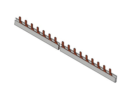 Small Connect Stiftversch., 1-p., 10mm², 1+N/1TE, 1m, Grau