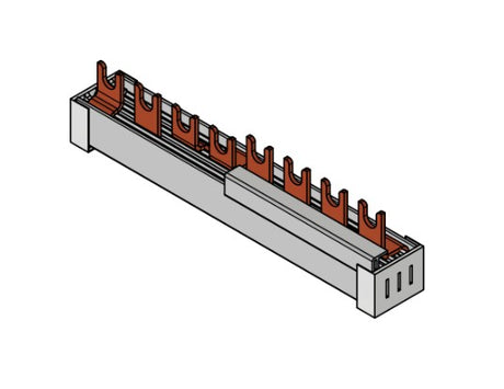Verschienung, 1xB-FI N+3, 1xLS N+3, 16mm² für Amparo, 8TE