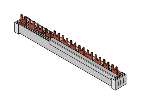Verschienung, 1xB-FI N+3, 2xLS N+3, 16mm², für Amparo, 12TE