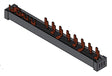 Foto: Verschienung, 1xLS 3+N, 8xLS 1+N/1 TE, 12TE